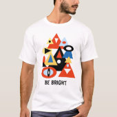 抽象的なアートワーク Tシャツ (正面)