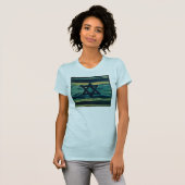 抽象的なイスラエル Tシャツ (正面フル)