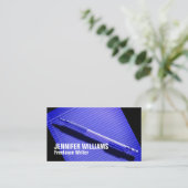 抽象的なイメージの作家のスタイルの一見 名刺 (スタンド正面)