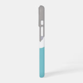 抽象的なウィグル iPhone 16ケース (左側面)