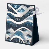 抽象的なウィンターワンダーランドテント フェイバーボックス (裏面サイド)