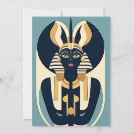 抽象的なエジプト 招待状