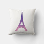 抽象的なエッフェル塔 クッション (裏面)