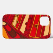 抽象的なオレンジパネル Case-Mate iPhoneケース (裏面 (横))