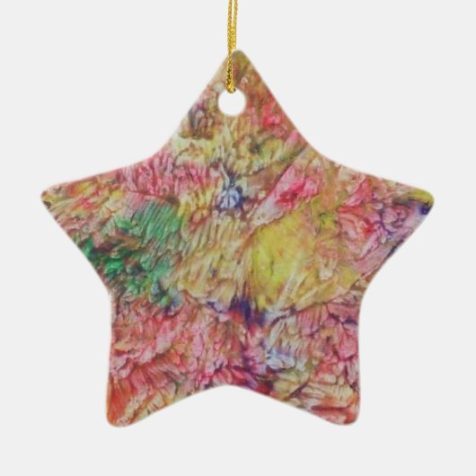 抽象的なオーナメント セラミックオーナメント (正面)