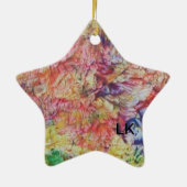 抽象的なオーナメント セラミックオーナメント (裏面)