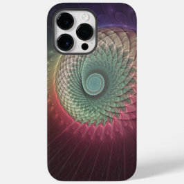 抽象的なカタツムリのカラフルなモダンフラクタルアート Case-Mate iPhone 14 PRO MAXケース