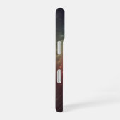 抽象的なカタツムリのカラフルなモダンフラクタルアート iPhone 16ケース (右側面)