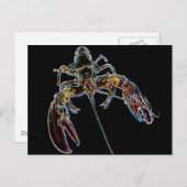 抽象的なカニ ポストカード (正面/裏面)