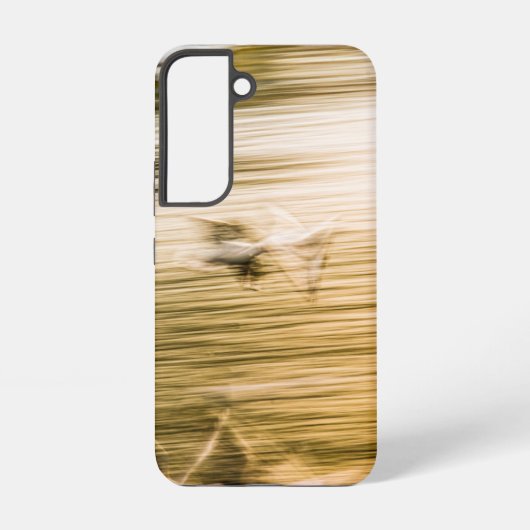 抽象的なカモメの飛行 SAMSUNG GALAXYケース (裏面)