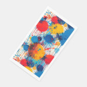 抽象的なカラフルなスプラッターアート (コーナー)