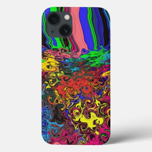 抽象的なカラフルなダンサー / プッシュ / Case-Mate iPhoneケース (裏面)