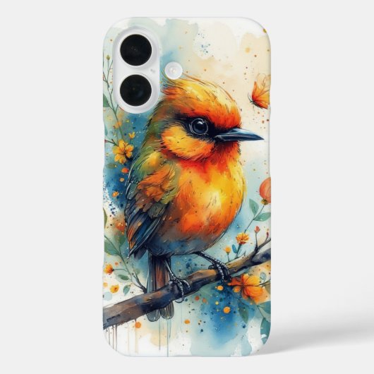 抽象的なカラフルな鳥 Case-Mate iPhoneケース (裏面)