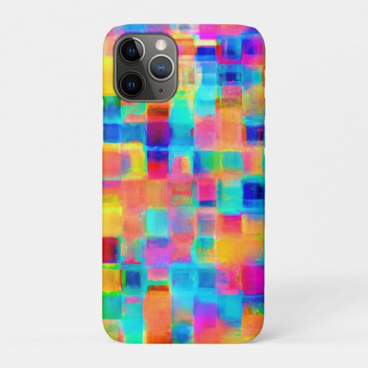 抽象的なカラーグリッド Case-Mate iPhoneケース (裏)