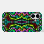 抽象的なカラーパターン。 Case-Mate iPhoneケース (裏面 (横))