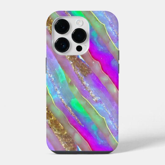抽象的なガラスアート iPhoneケース (裏面)