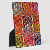 抽象的なクリスマスカラーコレクション。 フォトプラーク (側面)