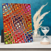 抽象的なクリスマスカラーコレクション。 フォトプラーク (側面)