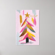 抽象的なクリスマスツリー輝く