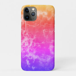 抽象的なグラデーションの電気光のライン iPhone 11 PROケース