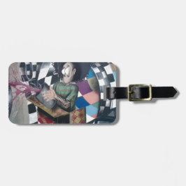 抽象的なグラフィティアート ラゲッジタグ