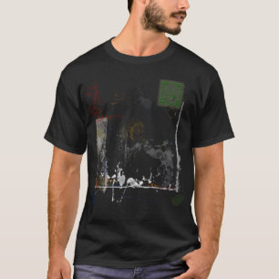 抽象的なグランジ Tシャツ