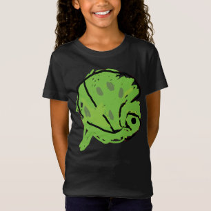 抽象的なグリーンアナコンダジャングルの絵 Tシャツ