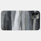 抽象的なグレー波アート Case-Mate iPhoneケース (裏面(横))