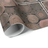 抽象的なコイル状ロープの包装紙 ラッピングペーパー (ロールコーナー)