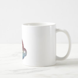 抽象的なコブラのシルエット コーヒーマグカップ