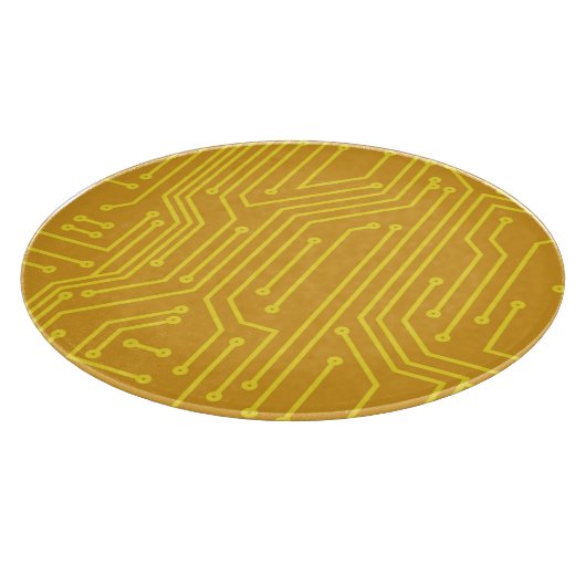 抽象的なコンピュータ機器 カッティングボード (角)