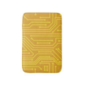 抽象的なコンピュータ機器 バスマット (正面縦)