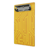 抽象的なコンピュータ機器 ミニクリップボード (アングル2)