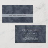 抽象的なコンピュータ財政の名刺の灰色 名刺 (正面/裏面)