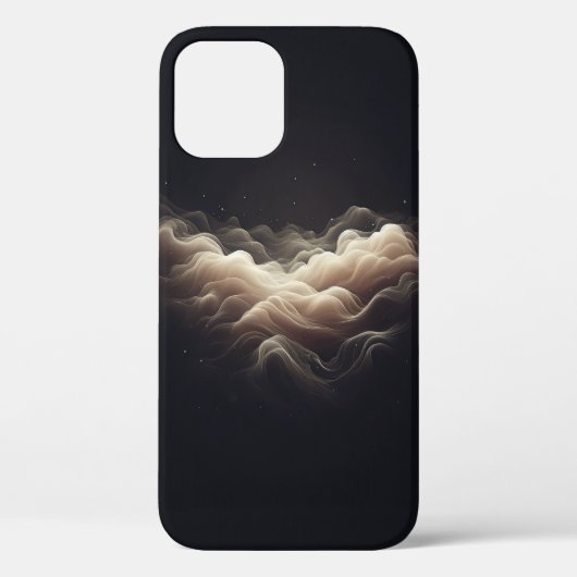 抽象的なゴールデンネブラフォンケース 夢のような金色の塵 Case-Mate iPhoneケース (裏面)