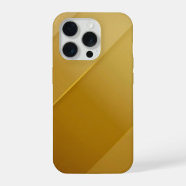 抽象的なゴールドの対角層ラグジュアリーアート iPhone 15 PROケース