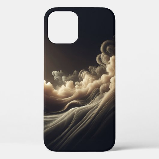 抽象的なゴールドネビュラの携帯ケース 夢のようなゴールドダスト Case-Mate iPhoneケース (裏面)