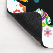 抽象的なサイのマウスパッド マウスパッド (コーナー)