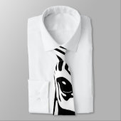 抽象的なシマウマのデザイン ネクタイ (タイ)