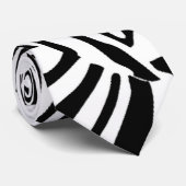 抽象的なシマウマのデザイン ネクタイ (ロール)