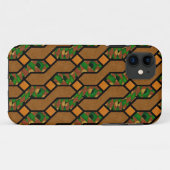 抽象的なシミーウッドパターン Case-Mate iPhoneケース (裏面(横))