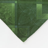 抽象的なシャムロック フリースブランケット (角)