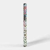 抽象的なシームレスパターン。春の絵具 iPhoneケース (右側面)