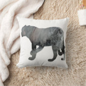 抽象的なジャガーのシルエット クッション (ブランケット)