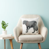 抽象的なジャガーのシルエット クッション (椅子)