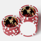 抽象的なジャズの夜のセレナーデ ポーカーチップ (積み重ね)