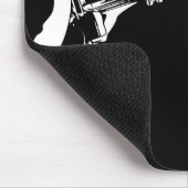 抽象的なジャズトランペットのマウスパッド マウスパッド (コーナー)