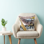 抽象的なジャズ枕 クッション (椅子)