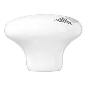 抽象的なスカンジナビアの幾何学的設計 セラミックノブ (側面)