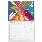 抽象的なスケッチのカレンダー カレンダー